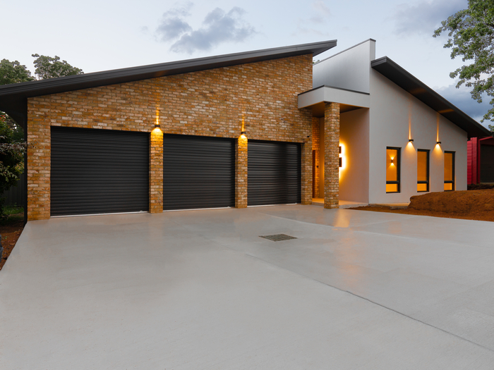 Concrete driveway installation in Greensboro