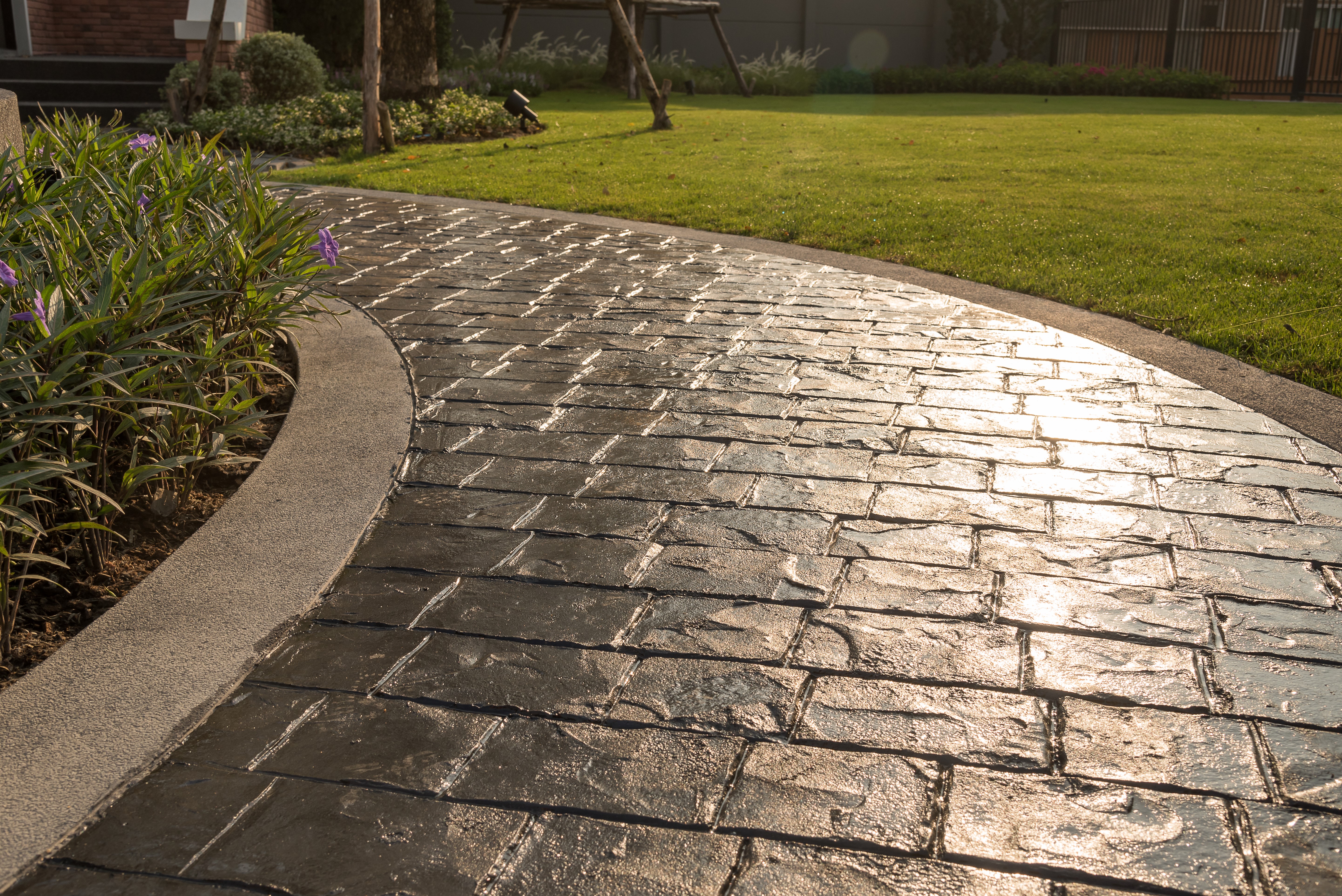 Stamped Concrete concrete installation in Greensboro